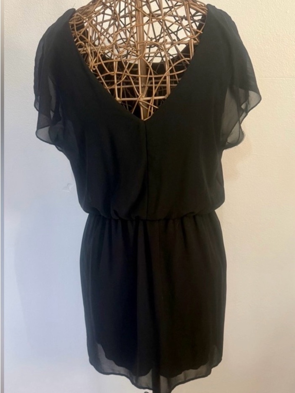 City Triangles Black High Low Dress